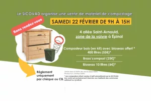 Vente de matériel de compostage