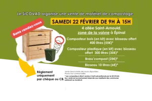 Vente de matériel de compostage